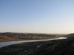 SX09789 Ogmore river and Merthyr-mawr Warren in the morning.jpg
